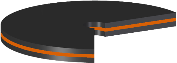 Fabric-reinforced Diaphragm